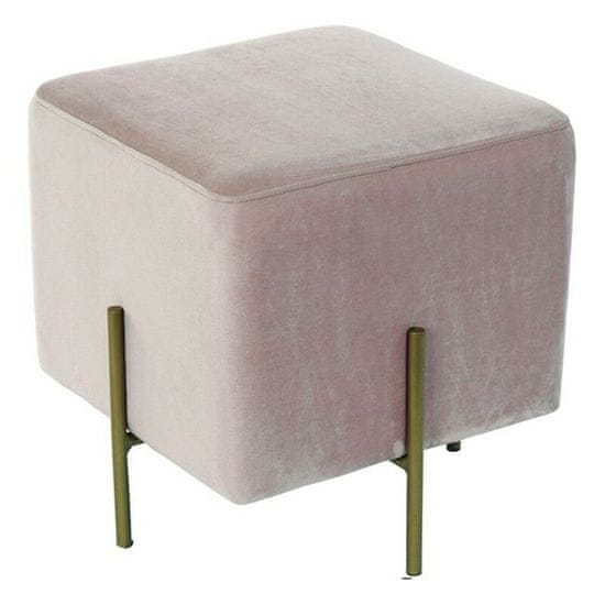 DKD Home Decor Naslon za noge DKD Home Decor Kovina Poliester (42 x 42 x 45 cm)