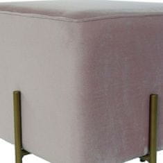 DKD Home Decor Naslon za noge DKD Home Decor Kovina Poliester (42 x 42 x 45 cm)