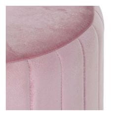 DKD Home Decor Podnožje DKD Home Decor 8424001829828 44 x 44 x 46 cm Roza zlati kovinski žamet