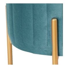 DKD Home Decor Naslon za noge DKD Home Decor Kovina Moderni žamet (45 x 45 x 42 cm)