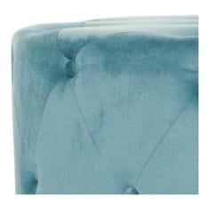 DKD Home Decor Naslon za noge DKD Home Decor Modra Moderni žamet MDF Wood (2 kosa)