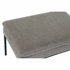 DKD Home Decor Naslon za noge DKD Home Decor Brown Black Polyester Iron (60 x 40 x 42 cm)