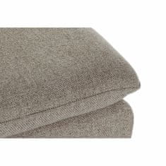 DKD Home Decor Naslon za noge DKD Home Decor Brown Black Polyester Iron (60 x 40 x 42 cm)