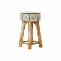 DKD Home Decor Naslon za noge DKD Home Decor 8424001848126 Natural Multicolor Albasia wood (29 x 29 x 50 cm)