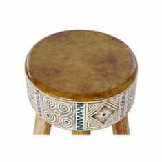 DKD Home Decor Naslon za noge DKD Home Decor 8424001848126 Natural Multicolor Albasia wood (29 x 29 x 50 cm)