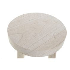DKD Home Decor Naslon za noge DKD Home Decor Rjav les Paolownia (30 x 30 x 33 cm)