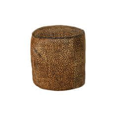 DKD Home Decor Podnožje DKD Home Decor 46 x 46 x 50 cm Črna rjava Leopard Kolonialni