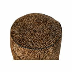DKD Home Decor Podnožje DKD Home Decor 46 x 46 x 50 cm Črna rjava Leopard Kolonialni