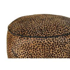 DKD Home Decor Podnožje DKD Home Decor 46 x 46 x 50 cm Črna rjava Leopard Kolonialni