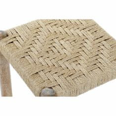 DKD Home Decor Naslon za noge DKD Home Decor Naravna vrv 40 x 40 x 40 cm Mango les