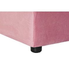 DKD Home Decor Naslon za noge DKD Home Decor Roza poliester Moderno (55 x 55 x 30 cm)