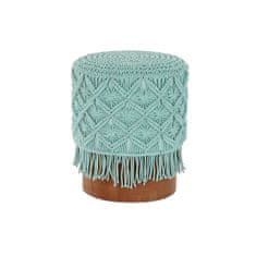 DKD Home Decor Naslon za noge DKD Home Decor Les Brown Bombaž Mint (43 x 43 x 52 cm) (40 x 40 x 50 cm)