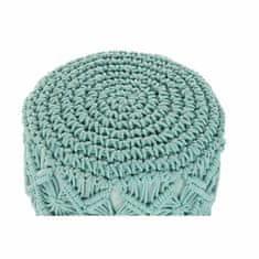 DKD Home Decor Naslon za noge DKD Home Decor Wood Brown Cotton Mint (30 x 30 x 45 cm) (33 x 33 x 43 cm)