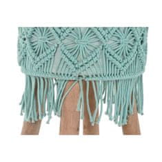 DKD Home Decor Naslon za noge DKD Home Decor Wood Brown Cotton Mint (30 x 30 x 45 cm) (33 x 33 x 43 cm)
