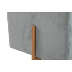 DKD Home Decor Naslon za noge DKD Home Decor Kovina Turkizna Poliester (45 x 45 x 45 cm)