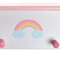 DKD Home Decor Police DKD Home Decor Unicorn Pink White MDF Wood (50 x 13 x 16,5 cm)