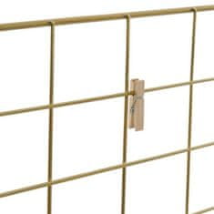 DKD Home Decor Police DKD Home Decor Wall Golden Metal Wood 37 x 10 x 43 cm