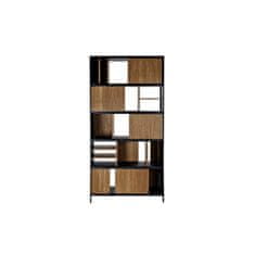 DKD Home Decor Police DKD Home Decor Črna naravna železna Fresno 98 x 36 x 200 cm