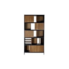 DKD Home Decor Police DKD Home Decor Črna naravna železna Fresno 98 x 36 x 200 cm