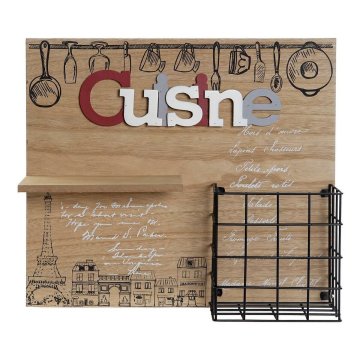 DKD Home Decor Police DKD Home Decor Cuisine Metal Multicolor MDF Wood (40 x 35,5 x 0,9 cm)