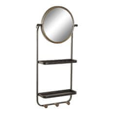 DKD Home Decor Police DKD Home Decor Crystal Black Golden Metal 2 police (44,5 x 15 x 96,5 cm)