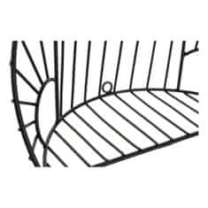 DKD Home Decor Police DKD Home Decor Črna kovina (32 x 13 x 21 cm)