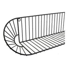 DKD Home Decor Police DKD Home Decor Črna kovina (60 x 15 x 15 cm)