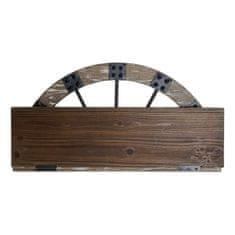DKD Home Decor Police DKD Home Decor Naravna črna kovina MDF les (48 x 16 x 25,5 cm)