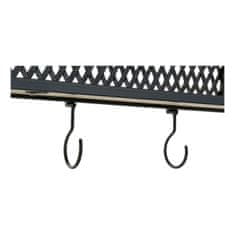 DKD Home Decor Police DKD Home Decor Natural Black Metal 5 polic MDF Wood (100 x 24 x 90 cm)
