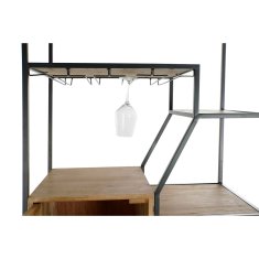 DKD Home Decor Police DKD Home Decor 80 x 40 x 180,5 cm jelka naravna črna železo