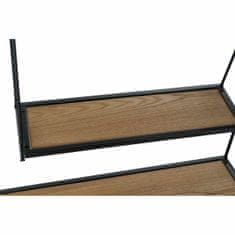 DKD Home Decor Police DKD Home Decor Črni naravni les Kovinsko ogledalo MDF les 120 x 20 x 83 cm