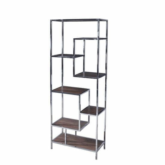DKD Home Decor Police DKD Home Decor Silver Steel MDF Wood (80 x 40 x 200 cm)