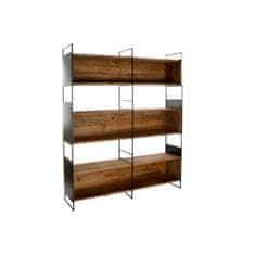 DKD Home Decor Police DKD Home Decor Rjava črna kovinska Pinewood Recikliran les 180 x 35 x 190 cm