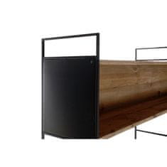 DKD Home Decor Police DKD Home Decor Rjava črna kovinska Pinewood Recikliran les 180 x 35 x 190 cm