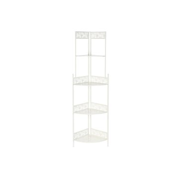 DKD Home Decor Kotne police DKD Home Decor Metal White 4 police (49 x 35 x 161 cm)
