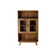 DKD Home Decor Police DKD Home Decor Crystal Natural Recycled Wood 4 police (90 x 40 x 160 cm)