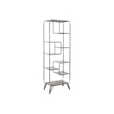 DKD Home Decor Police DKD Home Decor Črna kovina (48 x 26,5 x 146 cm)