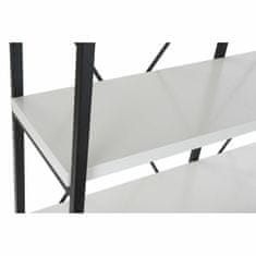 DKD Home Decor Police DKD Home Decor Črna kovina Bela 4 police MDF les (110 x 30 x 150 cm)