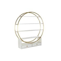 DKD Home Decor Police DKD Home Decor 160 x 35 x 180 cm Golden Metal White Poplar
