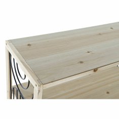 DKD Home Decor Police DKD Home Decor 60 x 28 x 100 cm Naravna črna kovina Les
