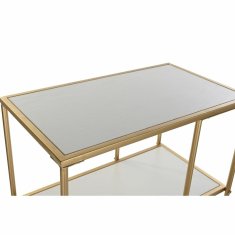 DKD Home Decor Police DKD Home Decor Golden Metal White 4 police MDF Wood (60 x 35 x 111 cm)