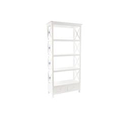 DKD Home Decor Police DKD Home Decor Bela oranžna lesena plastika 90 x 38 x 191 cm