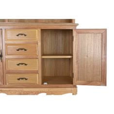 DKD Home Decor Larder DKD Home Decor Natural 124,5 x 39 x 201,8 cm jelka aluminij MDF les