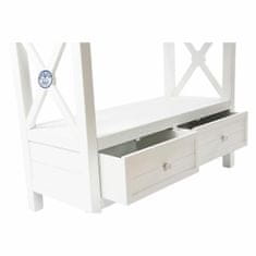 DKD Home Decor Police DKD Home Decor Bela oranžna lesena plastika 90 x 38 x 191 cm