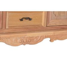 DKD Home Decor Larder DKD Home Decor Natural 124,5 x 39 x 201,8 cm jelka aluminij MDF les