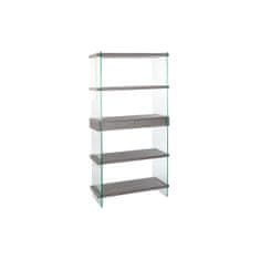 DKD Home Decor Police DKD Home Decor Grey Transparent Metal Crystal MDF Wood 30 x 40 cm 90 x 35 x 180 cm (1)