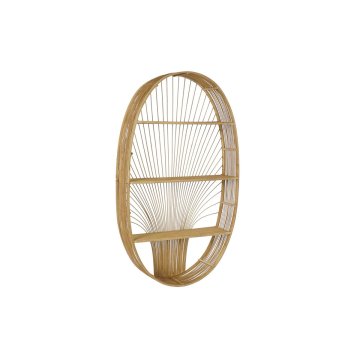DKD Home Decor Police DKD Home Decor Wall 58 x 16 x 100 cm Brown Bamboo