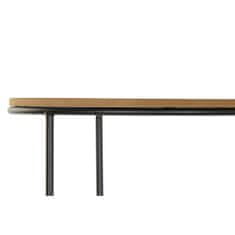 DKD Home Decor Police DKD Home Decor Natural Metal 4 police MDF Wood (47,5 x 47,5 x 111 cm)