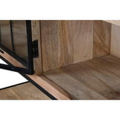 DKD Home Decor Police DKD Home Decor Črna naravna kovina Mango les 170 x 45 x 200 cm (1)