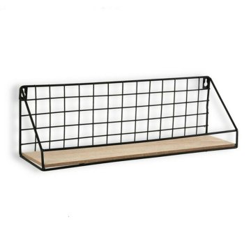Versa Kovinske police MDF Les (10,5 x 14 x 34 cm)